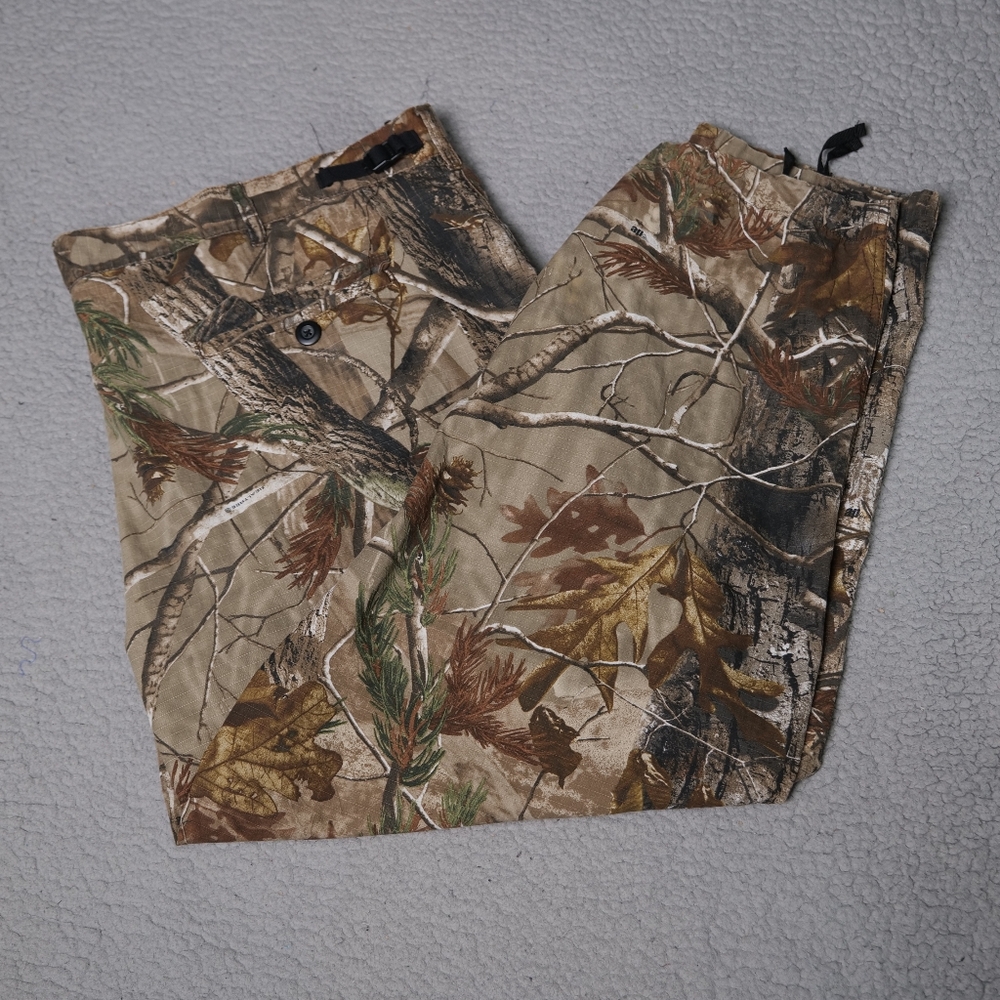 Vintage Red Head Pants Cargo Mossy Oak Military Hunting Paratrooper Mens 3XL